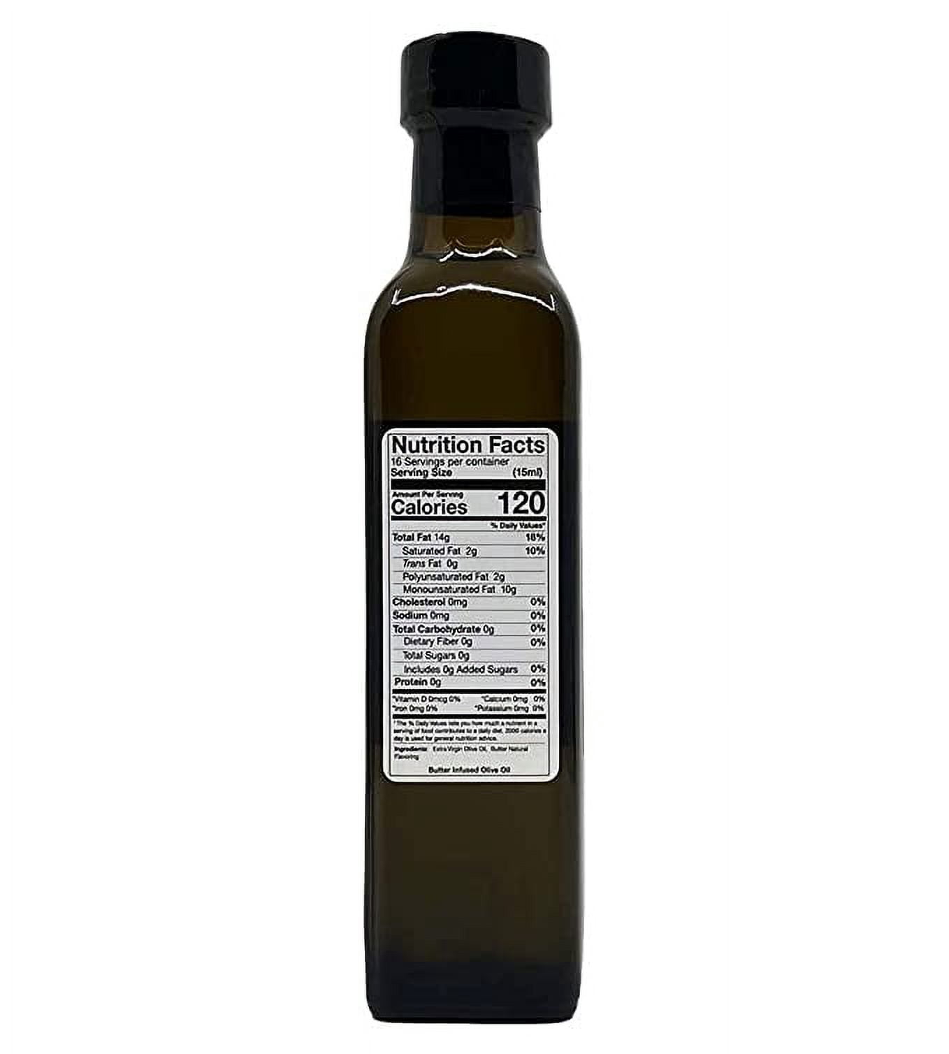In Love Gourmet Extra Virgin Olive Oil Butter Natural Flavor Infused Gourmet Olive Oil 250ML/8.5oz Awesome Buttery Flavored Extra Virgin Olive Oil.