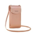 thumbnail image 1 of Cartera de gran capacidad cruzada para mujer - Bolso de moda con doble capa para móvil, tarjetas y esenciales, 1 of 1