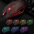 thumbnail image 4 of Teclado y ratón para juegos, Teclado y ratón para juegos con retroiluminación de tres colores Rendimiento de primera categoría, 4 of 9