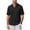 Black, variant on Mens Short Sleeve Golf Shirts V Neck Vertical Striped Jacquard Knit Collared T-Shirts, Summer Beach Vacation Tops Old Money Aesthetic Breathable Lightweight Casual Regular Fit Fashion Apparel