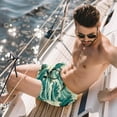 thumbnail image 2 of luoweisi Men's Beach Shorts Quick Dry Swim Trunks with Mesh Lining Dolphin S, 2 of 5