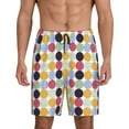 thumbnail image 3 of Lsque Polka Dot Mens Sleep Pajama Shorts,Short Pajama Pants, Cotton Ultra-Soft Knit-3X-Large, 3 of 9