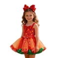 thumbnail image 4 of XAOFW Girl Skirt Valentine Polka Dot Mesh Tutu Layered Party With Bow Play Soft Breathable Party Skirts, 4 of 4