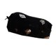 thumbnail image 4 of Estuche para lápices con bonito patrón de bordado, bolsa de tela de algodón, estuche para lápices multiusos de gran capacidad para niñas y estudiantes, color negro, 4 of 10
