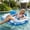 Blue, variant on Double Water Lounger, Floating Inflatable Chair for 2 Persons, Portable Pool Float for Beach, Lake & Spa, Relaxation Float