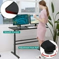 thumbnail image 6 of Standing Desk Converter Height Adjustable Desk Computer Workstation Desk Black, 6 of 8