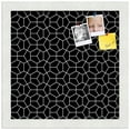 thumbnail image 2 of PinPix 12x12 Custom Cork Bulletin Board Modeco Hex W B Poster Board Has a Fabric Style Canvas Finish, Framed in Modeco Hex W B, by ArtToFrames (PinPix-1730), 2 of 5