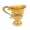 Gold, variant on Ywmsfl Sophisticated Hammered Metal Wine Goblet Showcasing Intricate Flower Pattern Great As Collectible Barwares
