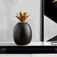 thumbnail image 4 of Adorno de cerámica con forma de piña, decoración de estilo nórdico, regalo, accesorio de fotografía negro escamoso, 4 of 9