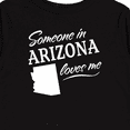 thumbnail image 4 of Inktastic Someone in Arizona Loves Me Boys or Girls Long Sleeve Toddler T-Shirt, 4 of 5