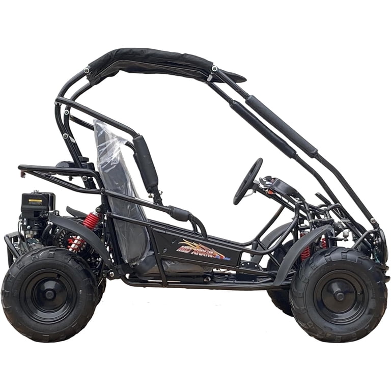 【グー】go!go!vanillas Track Set Up 黒 TRAILMASTER Mid XRX/R - Deluxe Go Kart Buggy with Reverse, Full