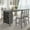Gray, variant on Bellemave 5 Piece Modern Rubberwood Dining Table Set, White
