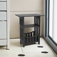 thumbnail image 4 of PLPPYFS 3 Tier Small Side Table with Storage Basket, Skinny Slim Small Bedside Table Living Room End Tables for Small Space, Bedside Nightstand for Bedroom, Sofa Couch for Space Saving, 4 of 6