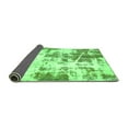 thumbnail image 2 of Ahgly Company Indoor Square Abstract Green Modern Area Rugs, 7' Square, 2 of 4