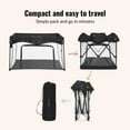 thumbnail image 7 of Dream On Me Ziggy Square Playpen with Canopy, Black and White, (Model # 4434-BW), 7 of 7