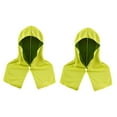 thumbnail image 3 of freneci 2 Pieces Cooling Hooded Towels for Sports Enthusiasts Versatile UV Resistant Yellow Green, 3 of 8