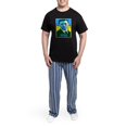 thumbnail image 5 of CafePress - Ukrainian President Zelenskyy Ukraine Flag Pajamas - Men's Dark Loose Fit Cotton Pajama Set, 5 of 7