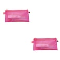 thumbnail image 2 of Injueey A4/A5/A6/B5 Transparente Rejillas dobles Cremallera Bolsa de documentos de PVC Suministros de papelería de oficina Type8 NO8, 2 of 5