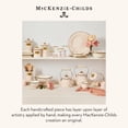 thumbnail image 2 of MACKENZIE-CHILDS Rolling Pin, Ceramic Decorative Roller Pin for Baking, Pink-and-White Rosy Check, 2 of 6