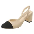 thumbnail image 4 of Zapatos de vestir de tacón medio con cabeza cuadrada para mujer, sandalias de fiesta de boda, zapatos casuales, moda, 4 of 5