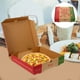thumbnail image 3 of 10 cajas de pizza duraderas, cajas de embalaje de papel grueso para una mejor protección, diseño plegable para almacenamiento y transporte, caja de papel para envolver pizza., 3 of 8