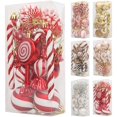 thumbnail image 5 of 13 piezas de bolas de caramelo navideñas colgantes, decoración navideña, regalos navideños, bolas, regalo de Año Nuevo para el hogar, suministros navideños, 5 of 5