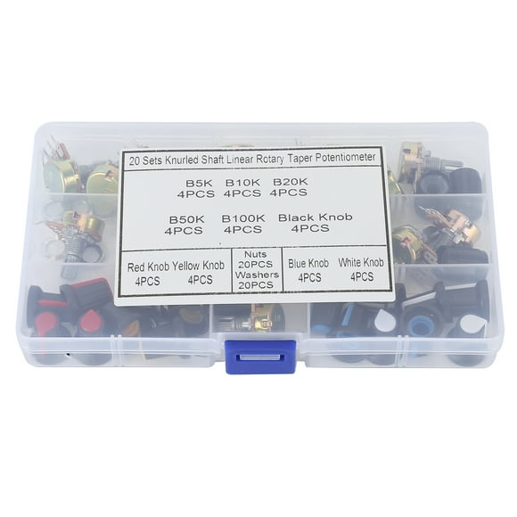 Linear Taper Potentiometer,80Pcs Potentiometer B5K B10K Adjustable Potentiometer Potentiometer Set User-Friendly Design
