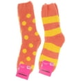 thumbnail image 3 of Everbright Women's Classic Fuzzy Socks 2 Pack - Peach & Yellow, 3 of 5