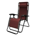 thumbnail image 2 of Caravan Fauteuil Inclinable de Sport à Gravité Zéro pour Intérieur et Extérieur, Bourgogne (Paire), 2 of 5