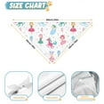 thumbnail image 6 of Dog Bandana 2 Pack,Fairy Tale Princess Unicorn Pattern Bandanas for Dogs,Cat Bandana,Small/ Large Dog Bandana 2 Size,Dog Bandanas, 6 of 6