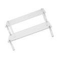 thumbnail image 1 of Langgg Acrylic Display Stand Riser for Jewelry Models Toys stand action figure display Storage, Stand (Color : 2 Tiers Widh 27x10cm, 1 of 8