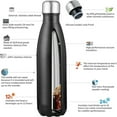 thumbnail image 3 of Bouteilles d'Eau Isolées en Acier Inoxydable 17 oz Réutilisables Forme Cola Sport, 3 of 5