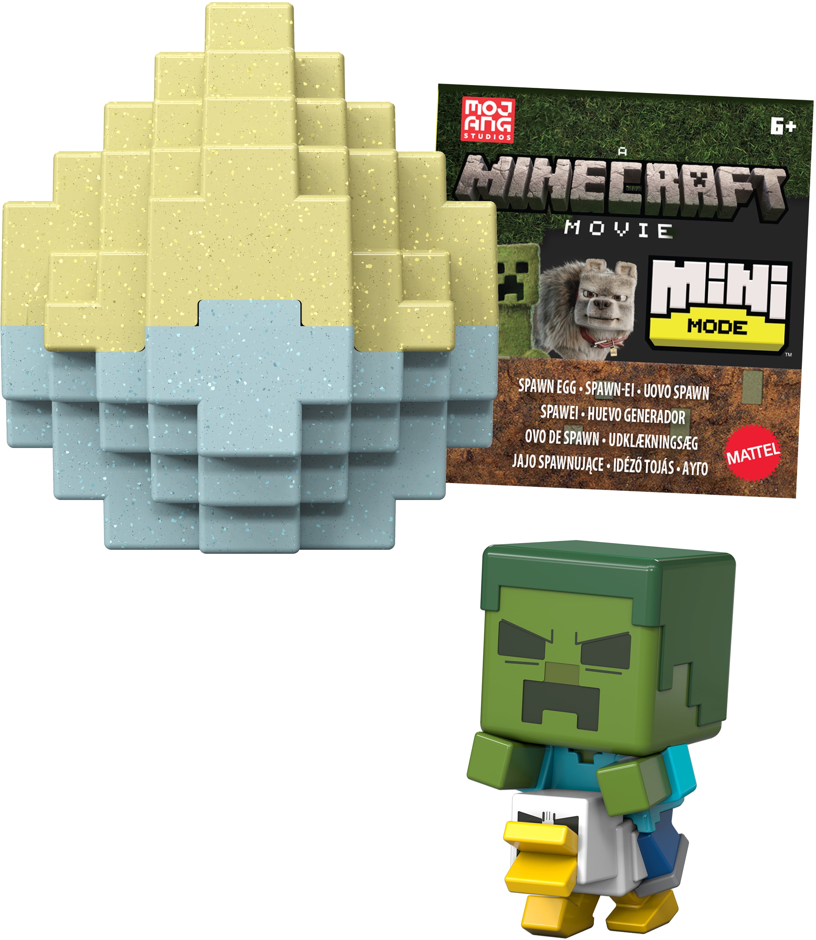 Minecraft – Mode Mini – Œuf de créature, figurine Mini surprise