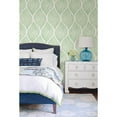 thumbnail image 2 of A-Street Prints Arboretum Green Leaves Unpasted Non Woven Wallpaper, 20.5-in by 33-ft, 56.4 sq. ft., 2 of 3