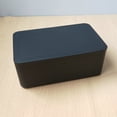 thumbnail image 3 of Dustproof Tissue Storage Box Case Wet Wipes Dispenser Holder with Lid for Home Office Desk, 3 of 4