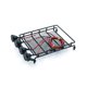thumbnail image 4 of Estante Portaequipajes de techo con luces LED piezas de Metal de coche Remote Control Compatible con 1/14 1/12 1/10 SCX10 CC01 MN D90 D91 D99 MN90 MN99S Remote Control Car Abanopi Estante, 4 of 7