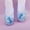 Blue, variant on LvhaoGJOB Girls' Soft Flexible Sole Ballet Flats with Elegant Design and Flexible Flat Sole