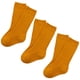 thumbnail image 1 of 3 Pares Medias altas punto Bebé canalé sin costura, 1 of 5