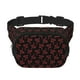 thumbnail image 1 of Fotbe Red Snake Cangurera Cuadrada con Estampado de Doble Capa, Bolsa de Cintura Ajustable Mini para Hombres y Mujeres, 1 of 9