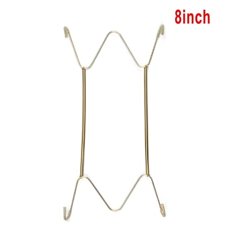 LAMIRO Gold Wire Plate Hanger Hooks for 8-16 Diameter Plates