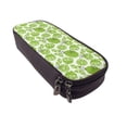 thumbnail image 6 of Lsque Green Various Lemons Printed Big Capacity PU Leather Pencil Case Large Pencil Pouch Stationery Pen Bag Pencil Holder for Teen, 6 of 6