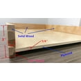 thumbnail image 5 of 32'' width Side Mount cabinet Pull Out Drawer Roll Out Tray Wood Pull Out Tray Drawer Kitchen Cabinet Organizer, Cabinet Slide Out Shelve, Pull-Out Shelf (Fit RTA face fraim cabinet B36 & Pantry 36), 5 of 7