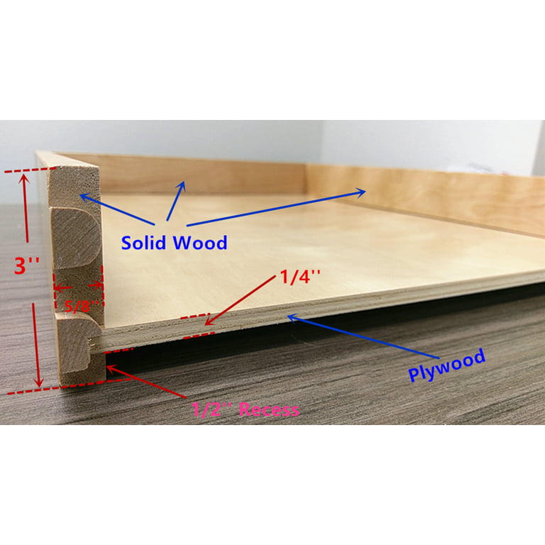 26'' Width Pull-Out For Kitchen Cabinet Pantry Organizer Wood Roll