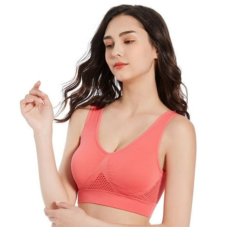 Women Seamless Bra Deep V Bras Unlined Bra For Large Bust Bralettes Full Coverage No Underwire Scalloped