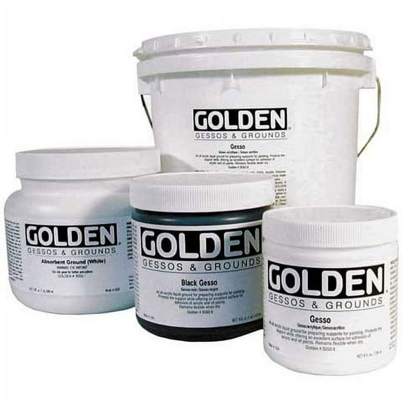 Golden Acrylic Gesso | Professional Acrylic Primer for Artists