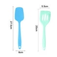 thumbnail image 2 of Juego de mini utensilios de cocina de 2 piezas: utensilios de cocina de silicona con espátulas, 2 of 5