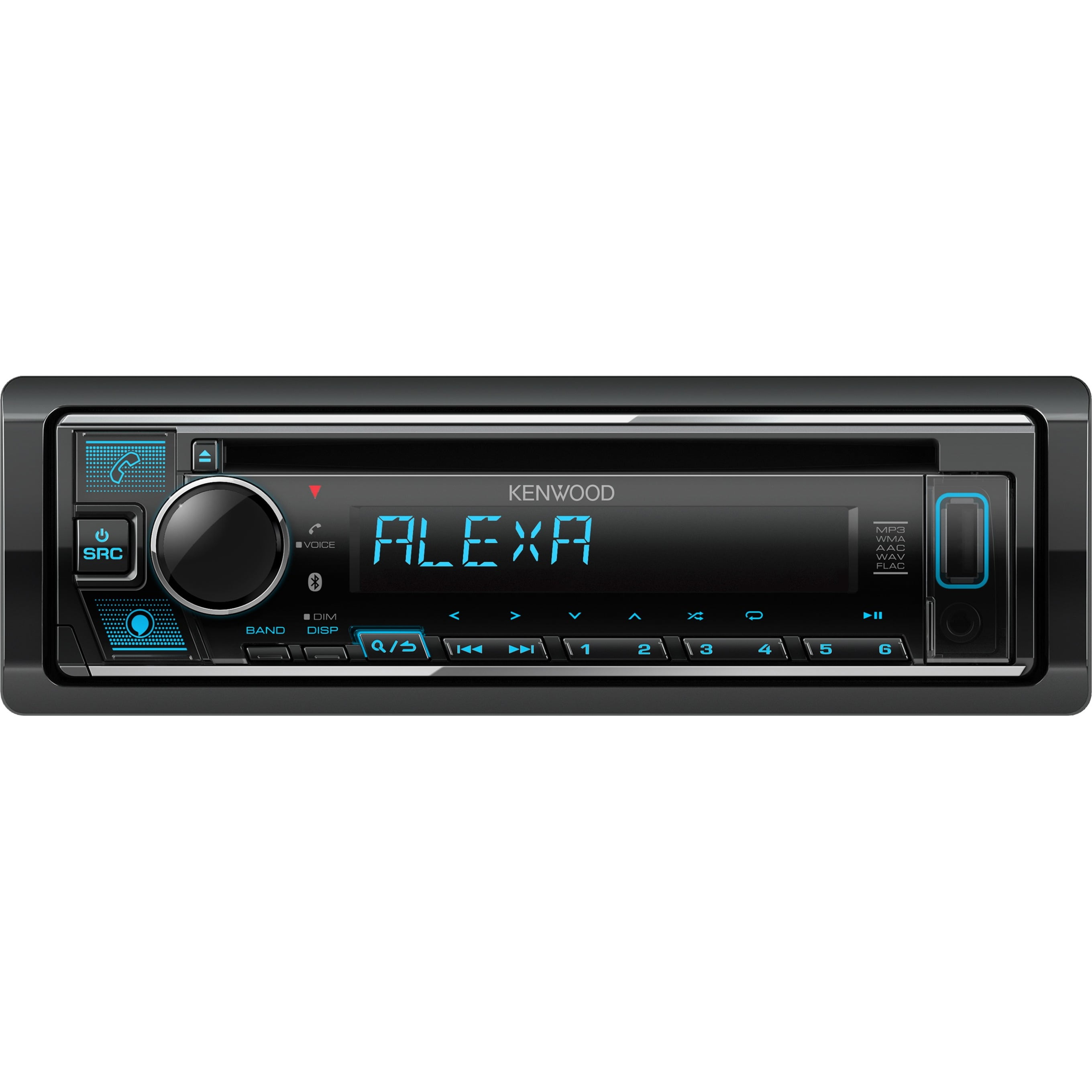 Kenwood KMMBT332U Car Flash Audio Player, 200 W RMS, iPod/iPhone
