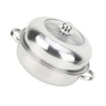 thumbnail image 1 of Steamer Pot, Steel Steamer, Stainless Steel Single Layer Steamer Pot Cookware for Cooking 28CM, 1 of 7