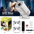 thumbnail image 1 of Salange Proyector de Juegos Retro S40 Max, Proyector Inteligente Portátil con Aplicaciones y Juegos Integrados, Compatible con HD 4k con Controladores, 1 of 8