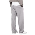 thumbnail image 4 of LWavelet Mens Oversized Sweatpants Elastic Waist Drawstring Casual Lounge Pants Gray S, 4 of 4